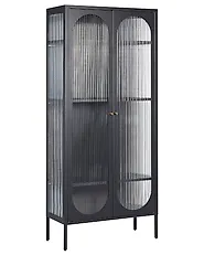Vitriini FOXTON 80 cm Metalli Musta_850352