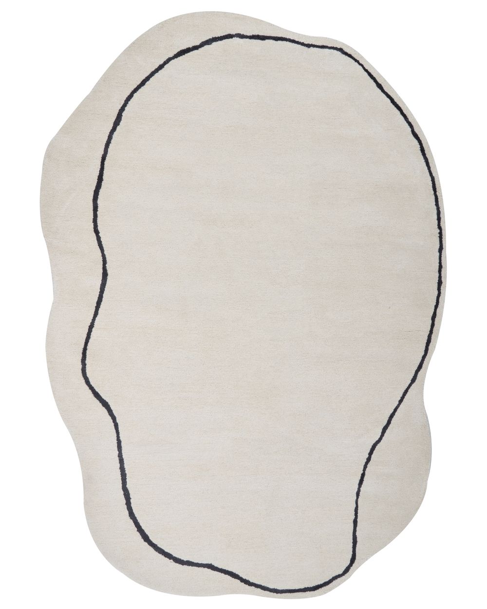 Rug DERA Beige 160 x 230 cm Viscose