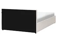 Seng med oppbevaring LAURESSES Lys beige 160 x 200 cm_1153511