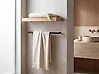 Pyyhesetti 2 kpl ATIU Puuvillafrotee Beige