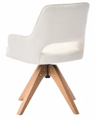 Ruokatuoli pyörivä MORAVIA Buklee Vaaleanbeige_1092475