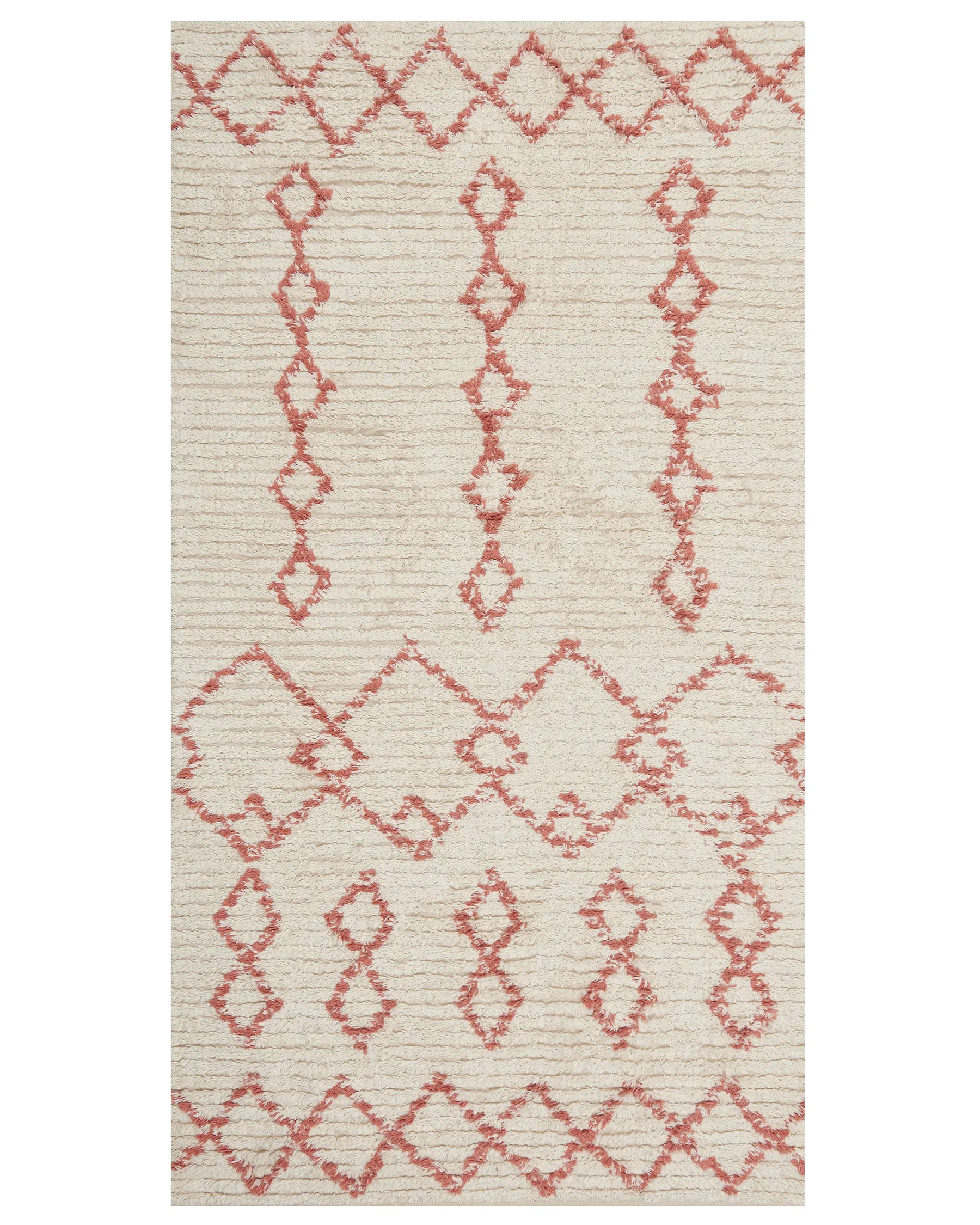 Rug BUXAR Beige 80 x 150 cm Cotton_839304