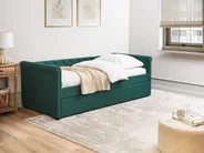 Trundle Bed Fabric LIBOURNE 90 x 200 cm (EU Single) Dark Green_729677