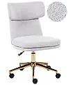 Desk Chair GRANBY Boucle Light Grey