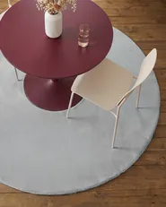 Rug VANTIRA Light Grey ø 160 cm_1101202