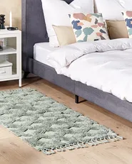 Rug KARS Green 80 x 150 cm Cotton_840533