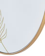 Väggspegel SAUVIE 57 cm 57 cm Guld_904193
