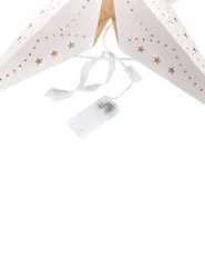 Set med 2 hängande dekorationer LED MOTTI 60 cm Stjärna Vit_835505