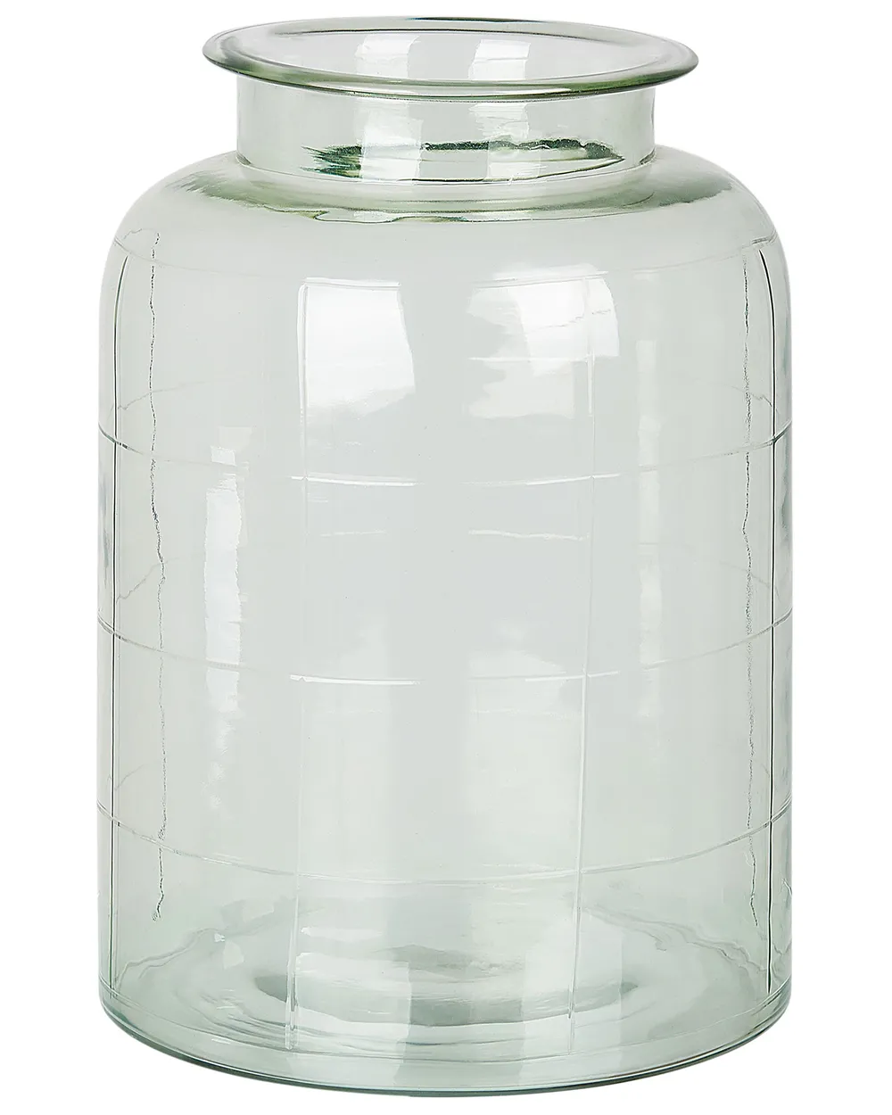 Flower Vase VINDALOO 35 cm Glass Light Green