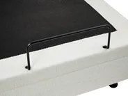 Ställbar säng utan huvudgavel Bouclé DUKE 160 x 200 cm Off-White_1011452