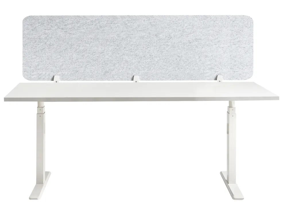 Skiljevägg för skrivbord SPLIT 180 x 50 cm Grå_1055864