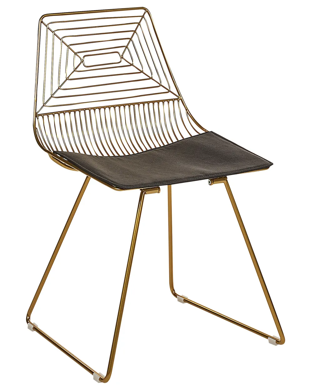 Set of 2 Dining Chairs BEATTY Metal Gold_868387