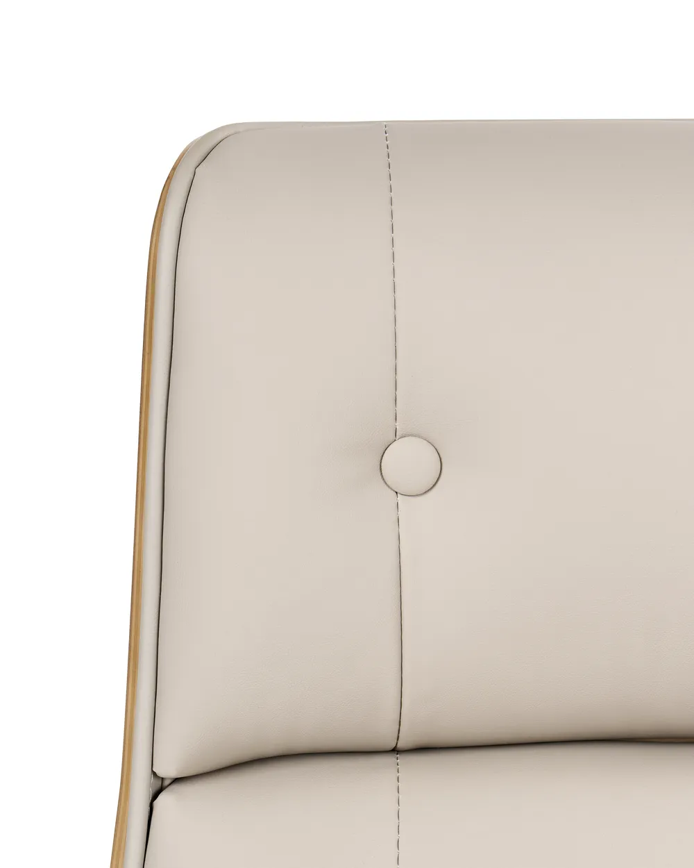 Office Chair PLIORA Faux Leather Taupe_1080823