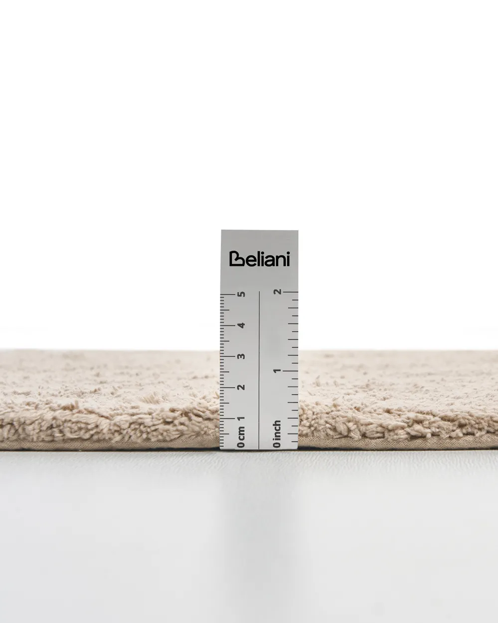 Bath Mat GOELA Light Brown 60 x 90 cm Cotton_1025852