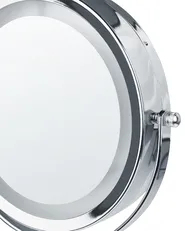 Makeup Mirror LED SAVOIE Black/ Silver_847894