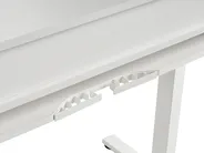 Electric Adjustable Standing Desk WILBANKS 120 cm 60 cm with USB Port White_1031132