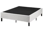 Divan Bed without Headboard Fabric COUNTESS 120 x 200 cm (EU Small Double) Light Grey_1054394