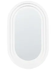 Wall Mirror MASSILLY 43 cm 69 cm White_923524
