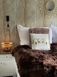 Bedspread DELICE 200 x 220 cm Brown_835941