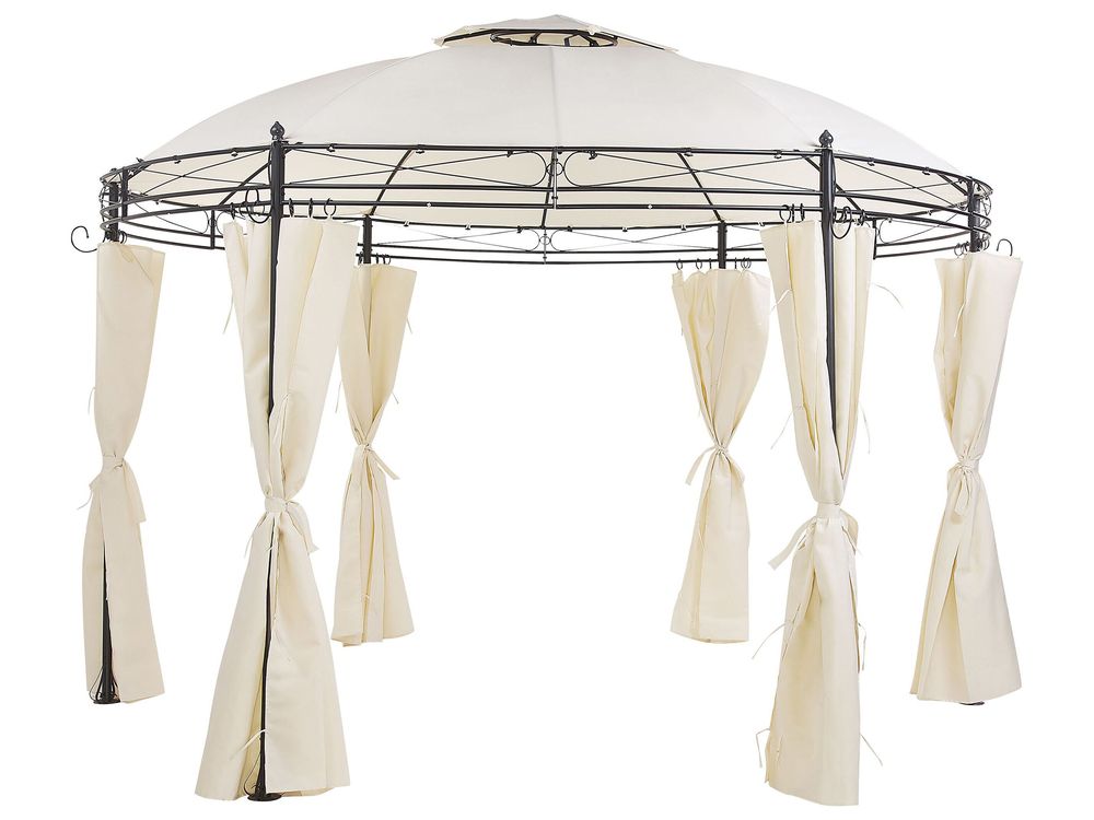Gazebo SAFARA 368 cm 368 cm Metal Beige