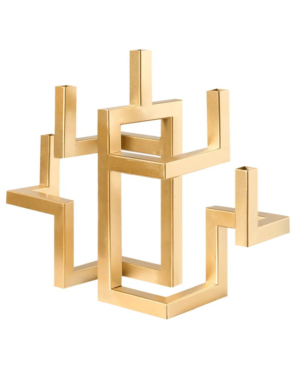 Candle Holder RAPOSO 30 cm Metal Gold