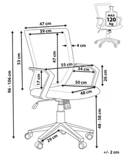Office Chair RELIEF Red_680344