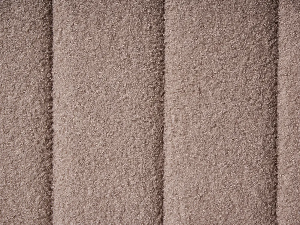 Säng med förvaring LUNAN Bouclé Taupe 180 x 200 cm_1048594