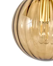 Wall Lamp BOOMI Glass Dark Brown_1033551