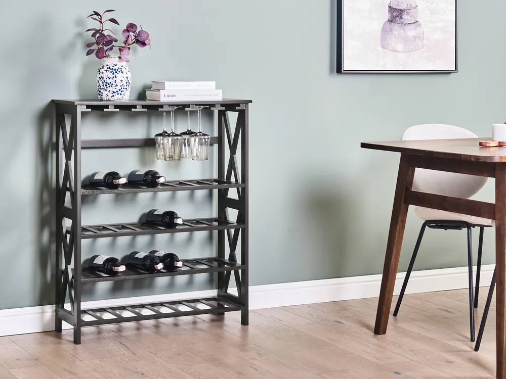 Wine Rack ROTHESAY Black