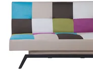 Sofa Bed 3 Seater LEEDS Fabric Multicolour_768817