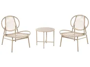 Bistro Set OVARO PE Rattan Beige_1026886