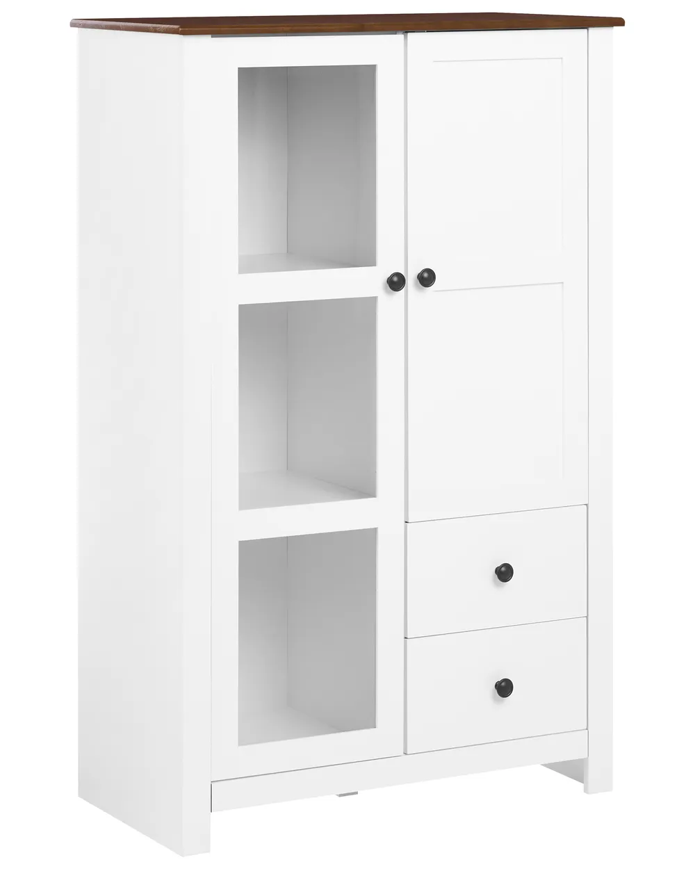Display Cabinet PIMBA 80 cm White