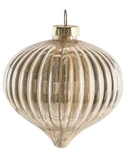 Set of 24 Baubles WINTERLIGHT Glass Rose Gold_1028482