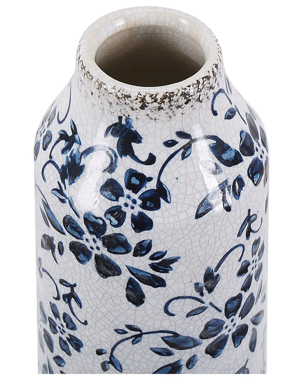 Flower Vase MULAI 30 cm Stoneware White_810757