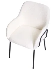 Dining Chair ALGONA Boucle Off-White_987056