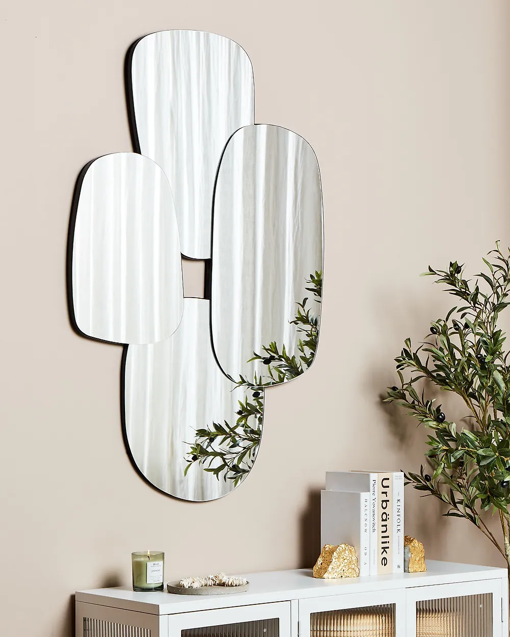 Wall Mirror VOUZON 80 cm 120 cm Silver_1185122