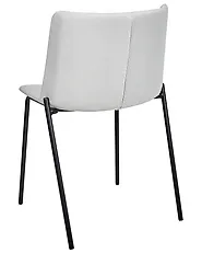 Set med 2 matstolar ESBON Ljusgrå_1185316