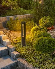 Outdoor LED Bollard Lamp PAYETTE Black_917076
