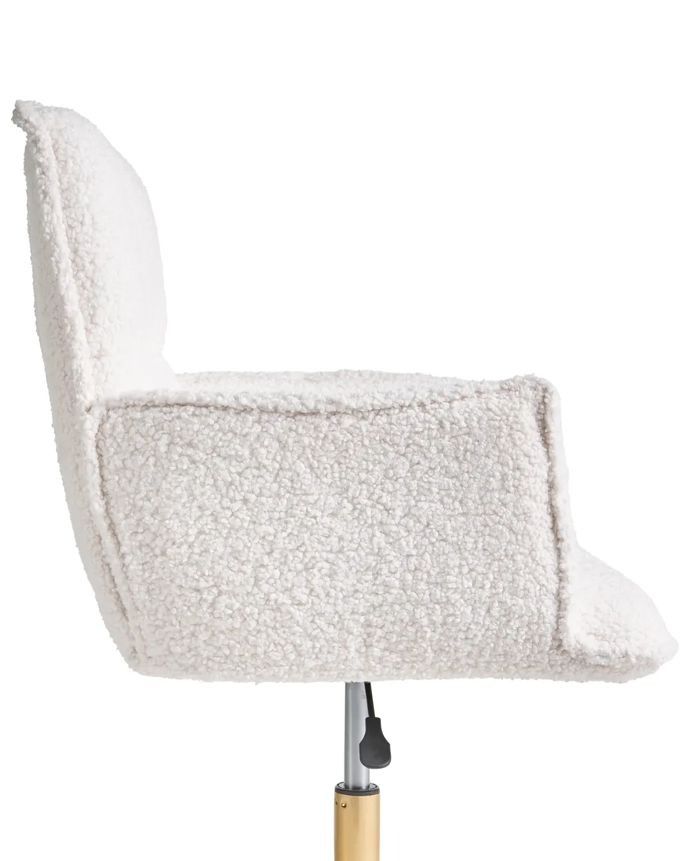 Desk Chair MANULU Boucle White_1065153