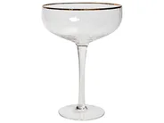 Set of 4 Champagne Saucers TOPAZ 450 ml Transparent_912975