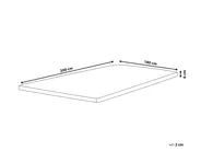Latex Mattress Topper GRACIOUS 180 x 200 cm (Super King Size)_972449