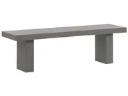 Garden Bench TARANTO 150 cm Concrete Grey_775859