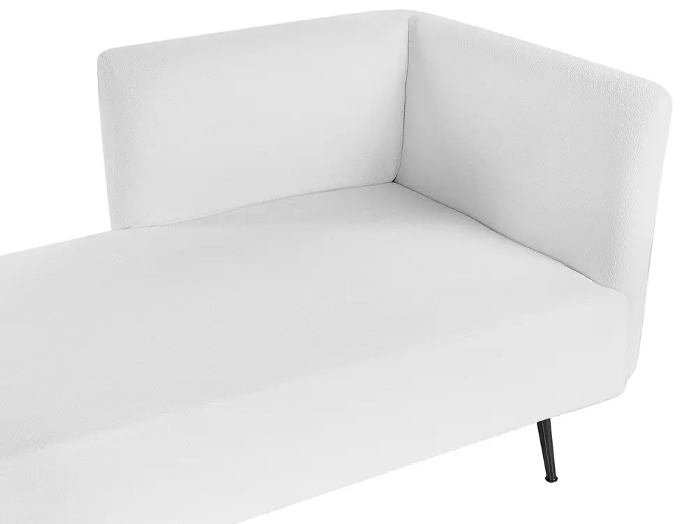 Right-Hand Chaise Longue RIOM Fabric White_877309