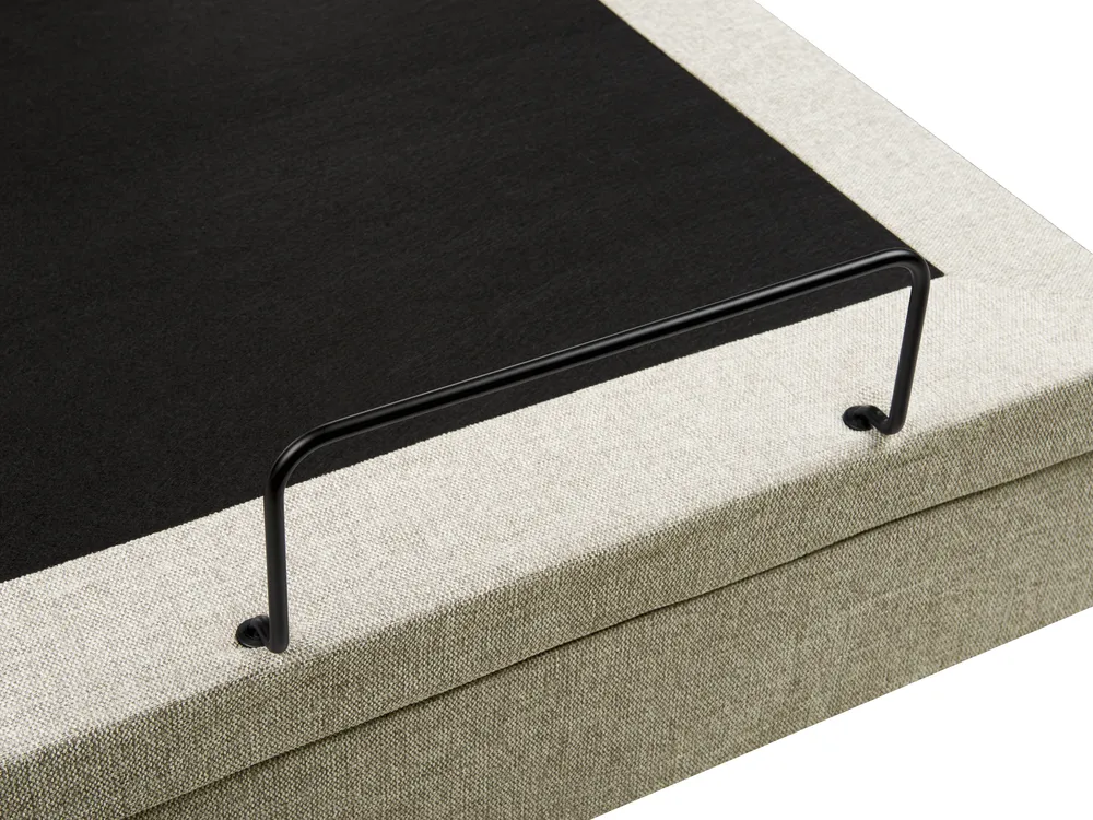 Adjustable Bed Fabric DUKE II 180 x 200 cm (EU Super King) Beige_989043
