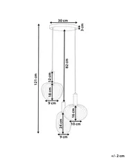 Pendellampe NJORO Glass Flerfarget_1029333