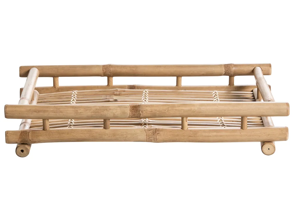 Side Table MISICUNI Folding Bamboo Natural_1039375