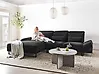 Kulmasohva IKAST Kangas Musta Oikea