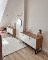 Cabinet NUEVA Light Brown/ White_883426
