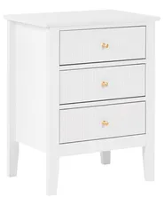 3 Drawer Bedside Table ASSISI White_1135106