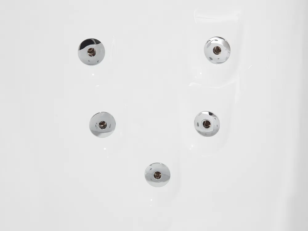 Corner Hot Tub with LED PARADISO 1580 x 1130 mm White Left Hand_680888